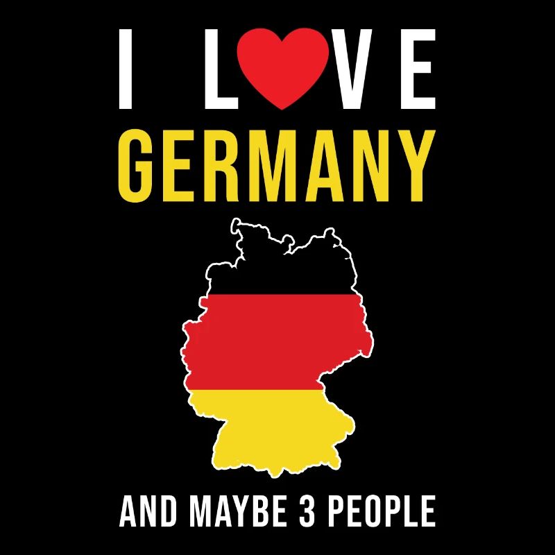 I love Germany German flag