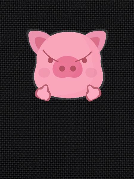Pig middle finger
