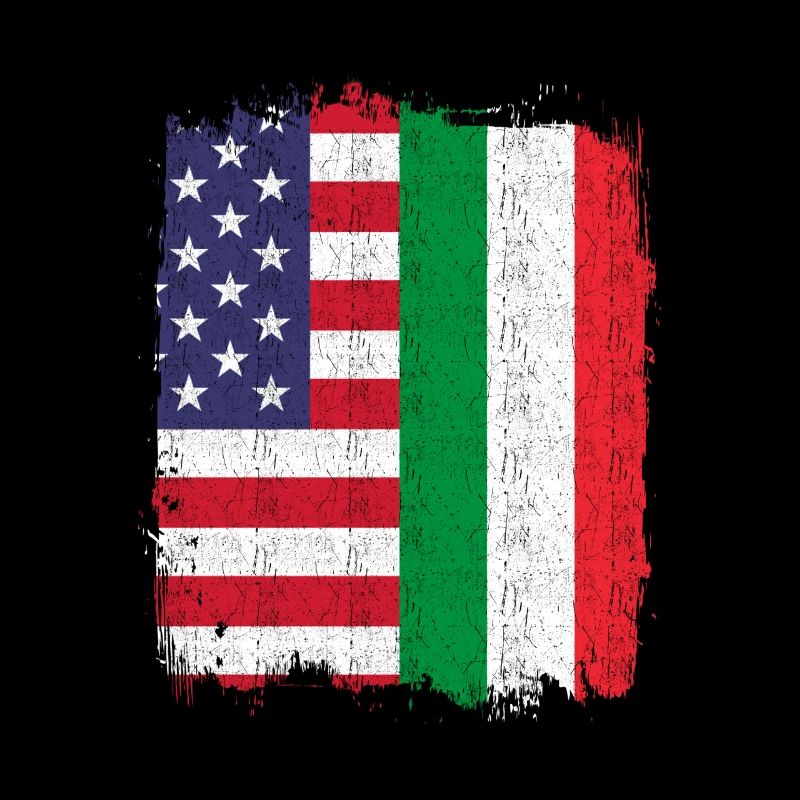 Italie Amérique Drapeau