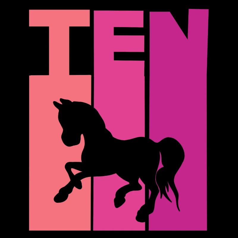 Pferd 10. Geburtstag Mädchen 10 Jahre