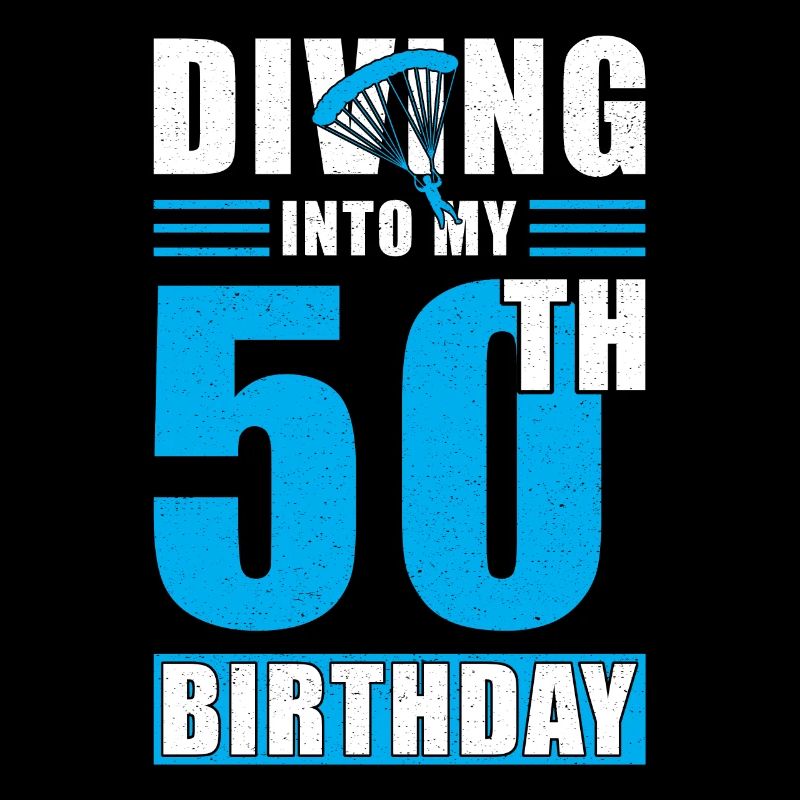 Parachutist Gift 50th Birthday