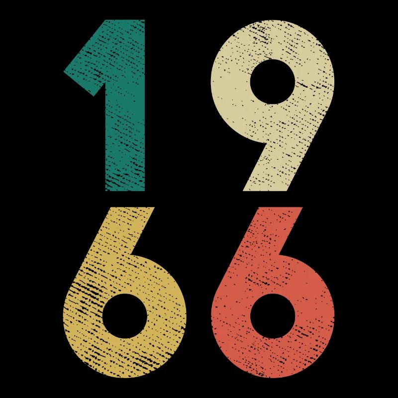1966 Vintage Geburtstag Retro