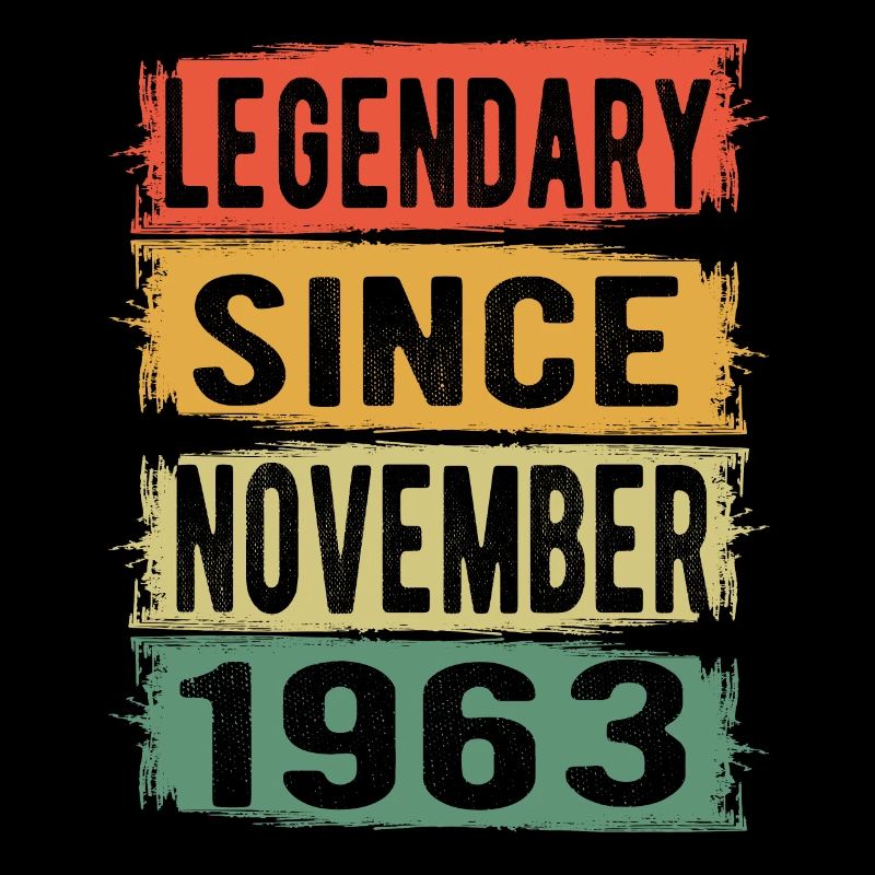 Geburtstag Retro November 1963