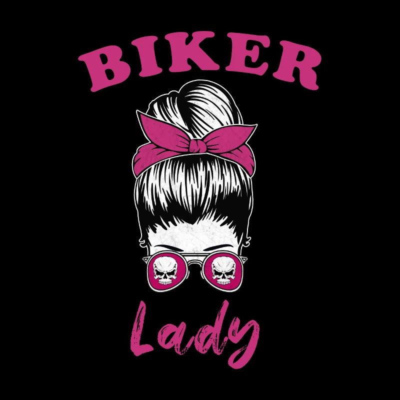 Biker Lady Motorrad Bikerin