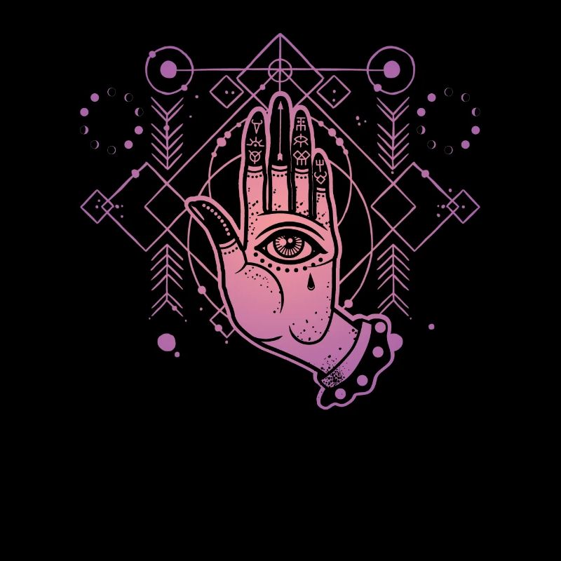 Hand Tarot sacred geometry