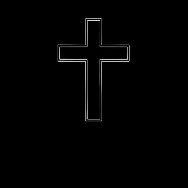 Kreuz LIneart Christlich