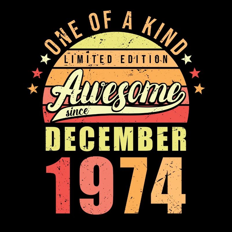 Geburtstag Dezember 1974