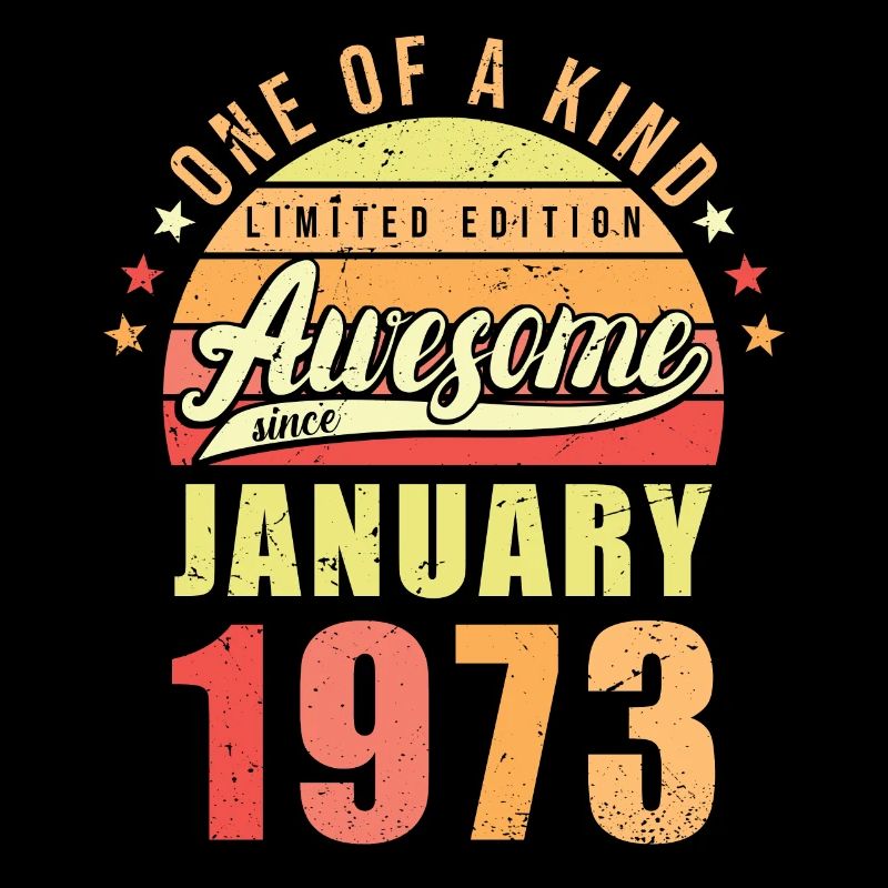 Geburtstag Januar 1973