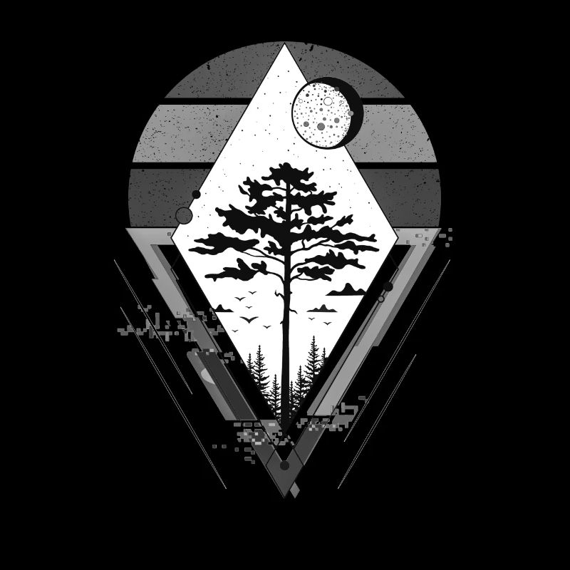 Mystischer Baum Heilige Geometrie
