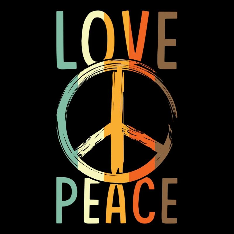 Love Peace Friedenszeichen