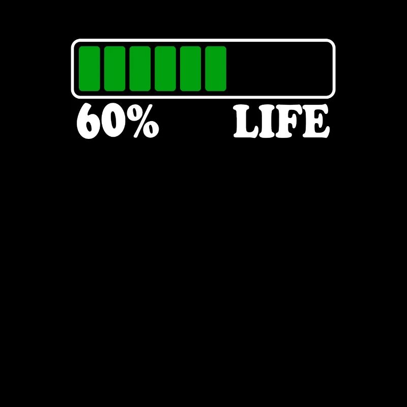 60th Birthday 60% Life 60 Years of Life Loading Beam