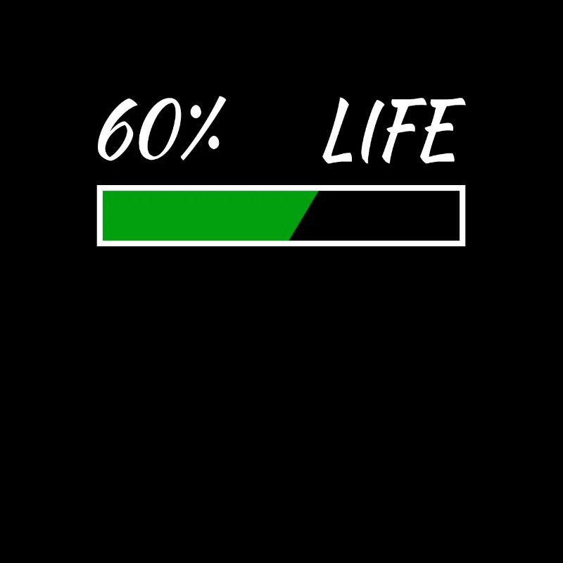 60th Birthday 60% Life 60 Years of Life Loading Beam