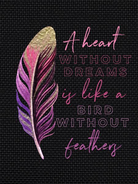 Inspiration Saying Feather
