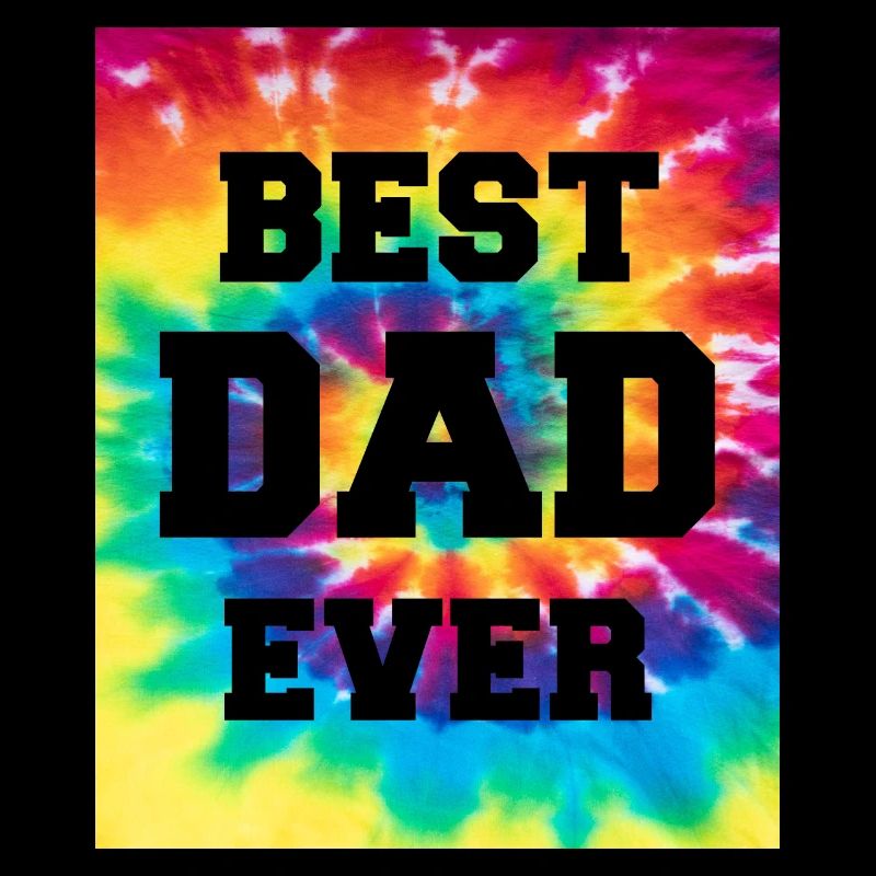 Vater Papa Bester Papa Best Dad Ever Hippie