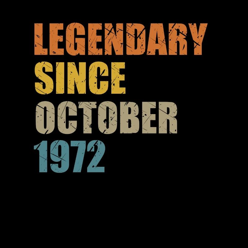 Né en octobre 1972 50 ans 50s 50e anniversaire