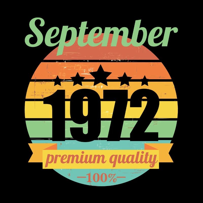 Né en septembre 1972 50 ans 50s 50e anniversaire