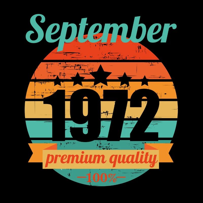 Né en septembre 1972 50 ans 50s 50e anniversaire
