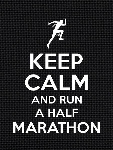 Marathon saying Keep Calm