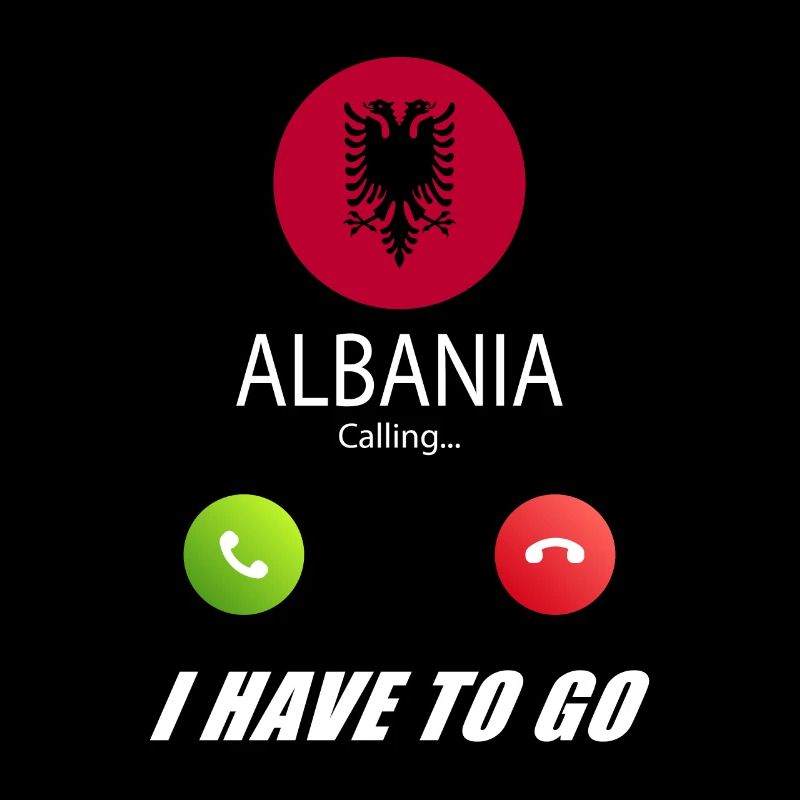 L’Albanie appelle les drapeaux lusiger slogan