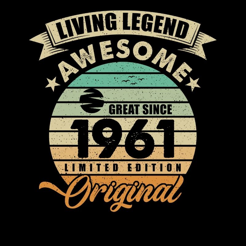 1961 Anniversaire Retro Orginal