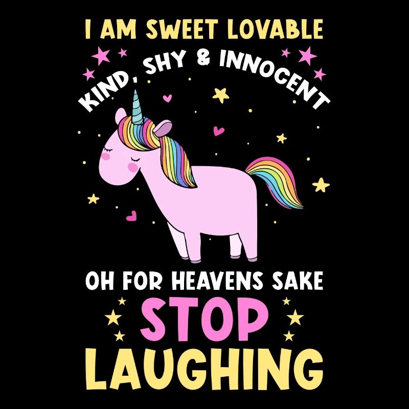 Einhorn Sprüche Lustiges Einhorn Damen Mädchen