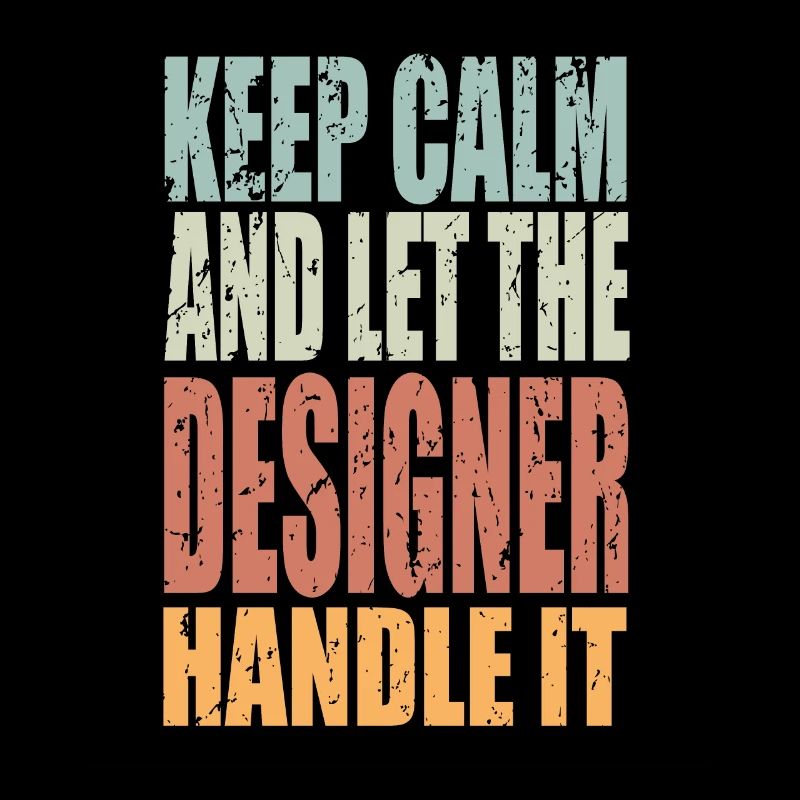 Keep Calm Designer Disant Cadeau de Designer