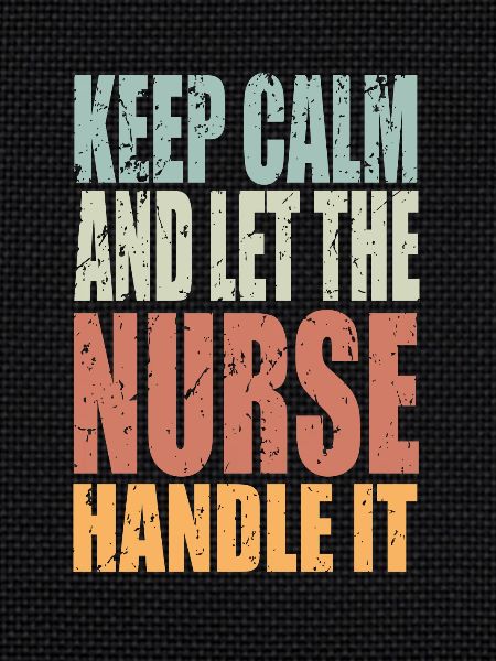 Keep Calm Krankenschwester Spruch Krankenschwester