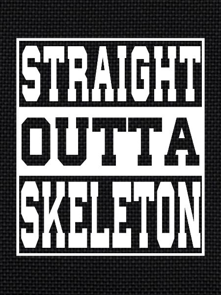 Skeleton saying funny