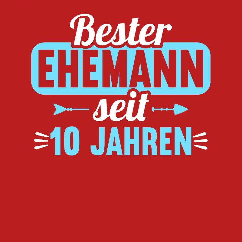 Beste Ehefrau Bester Ehemann seit 10 Jahren
