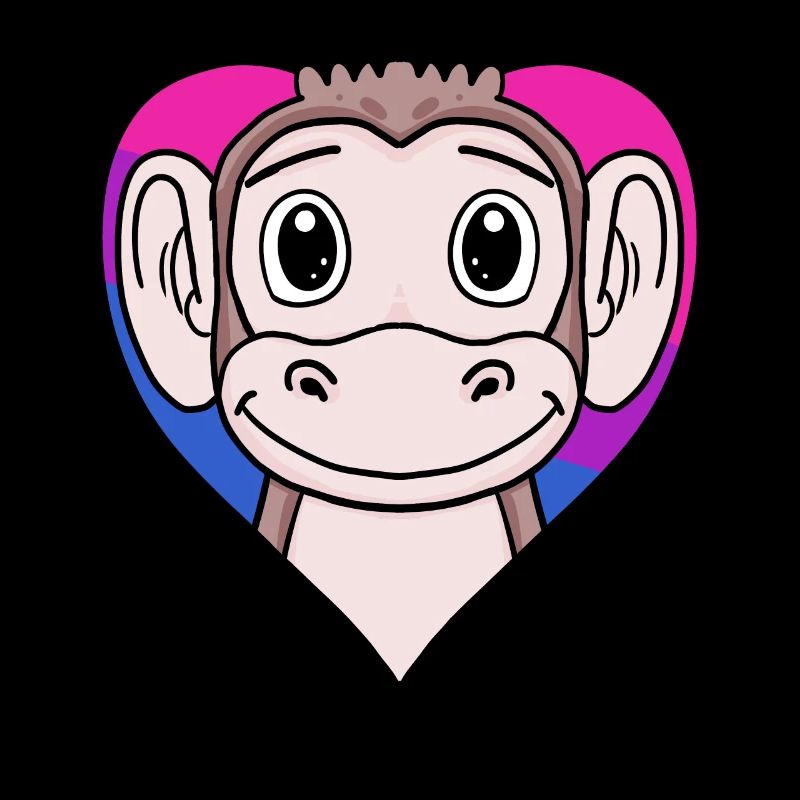 Cadeau de singe bisexuel