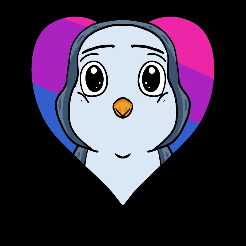 Cadeau pingouin bisexuel