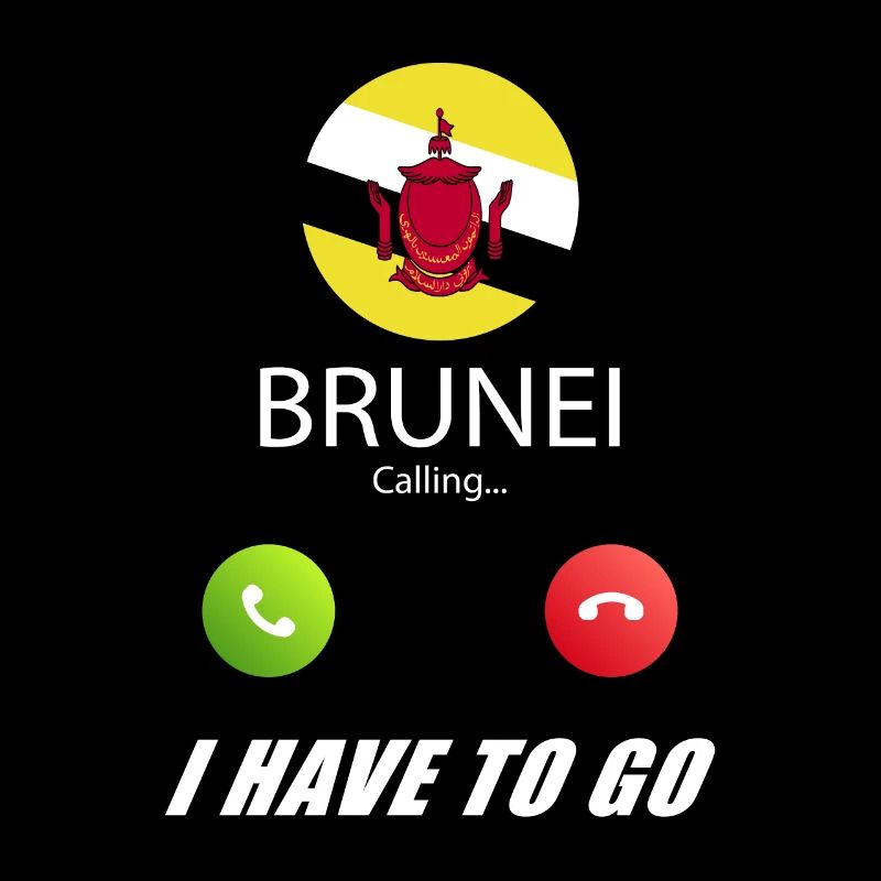 Brunei ruft an Lusiger Flaggen Spruch