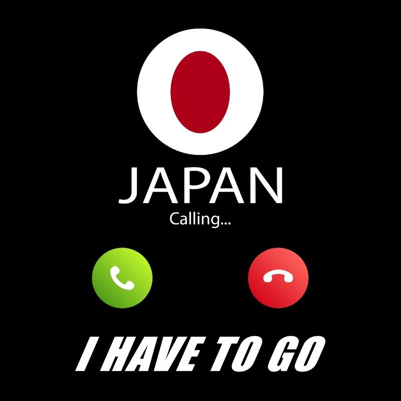 Japan ruft an Lusiger Flaggen Spruch