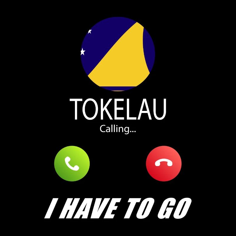 Tokelau ruft an Lusiger Flaggen Spruch