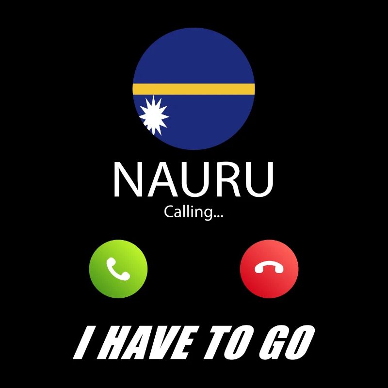 Nauru ruft an Lusiger Flaggen Spruch