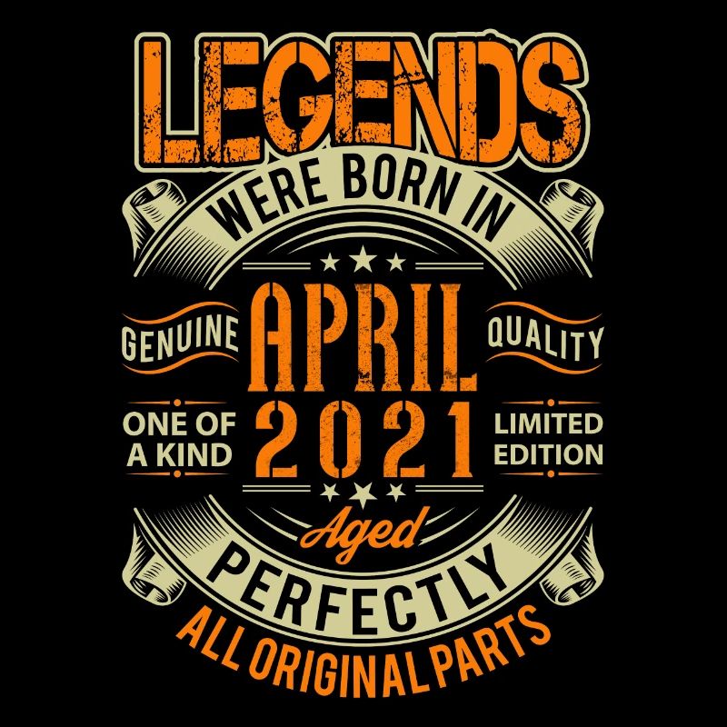 2021 April Geburtstag Legende