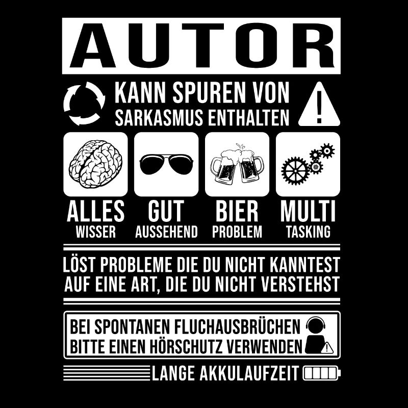 Autor Spruch lustig