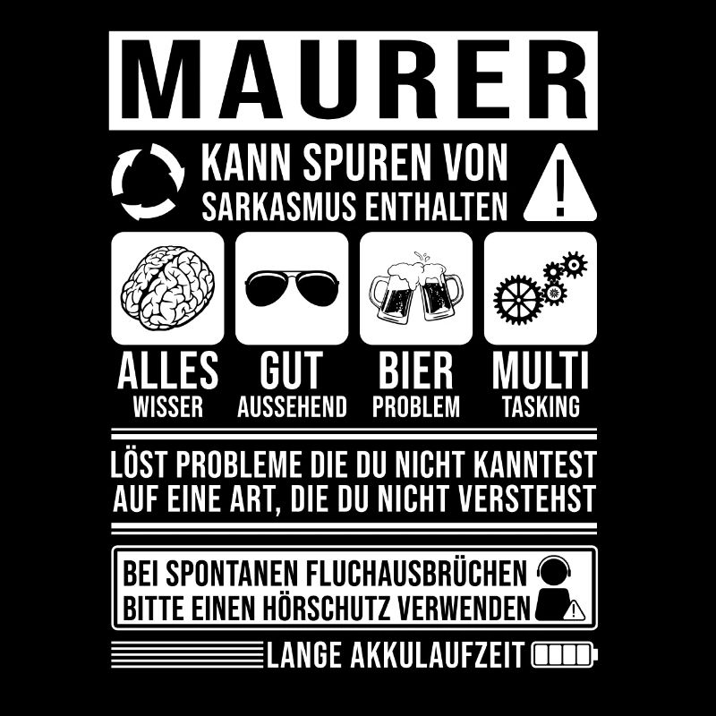 Maurer Spruch lustig