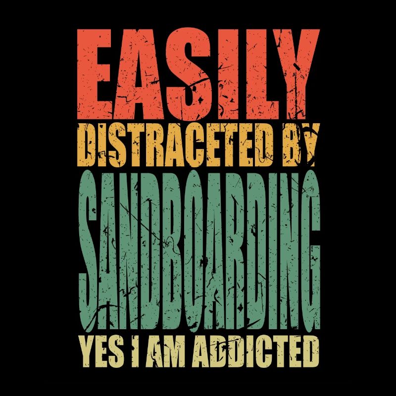 Sandboard en disant drôle