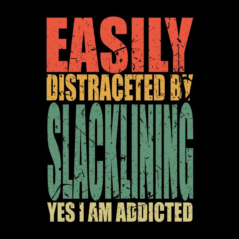 Slacklinging disant drôle