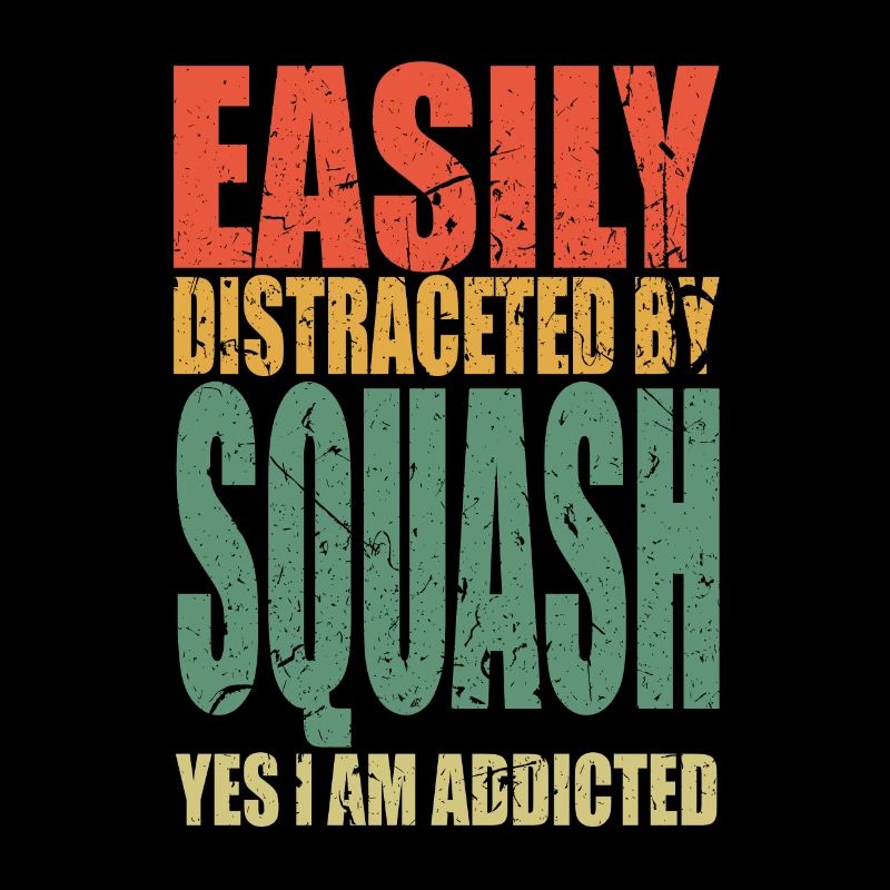 Squash disant drôle