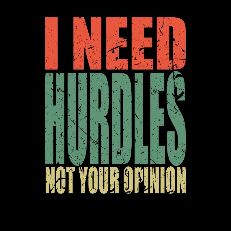 Hurdle running saying funny