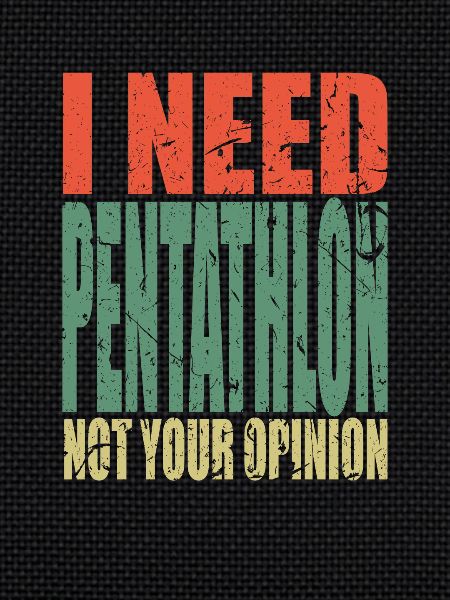 Pentathlon saying funny