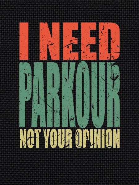 Parkour saying funny