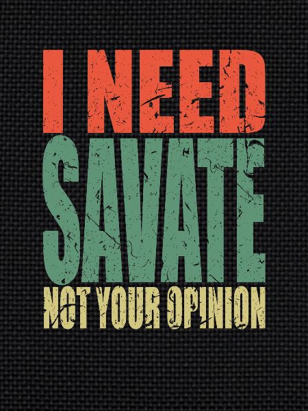 Savate saying funny