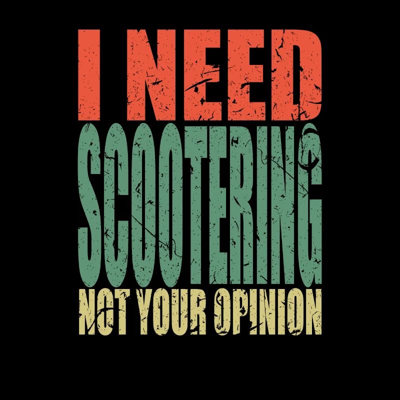 Scootering Spruch lustig