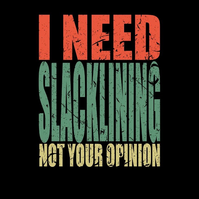 Slacklinging Spruch lustig