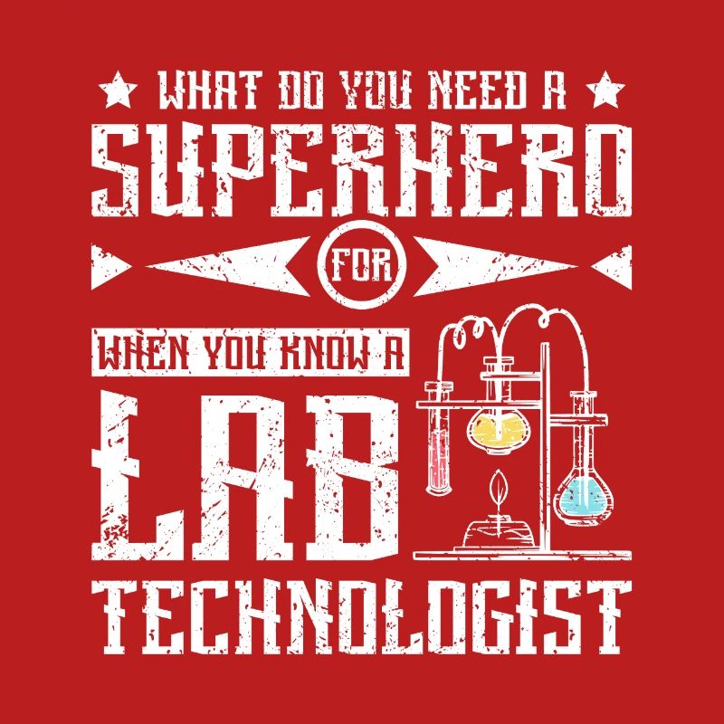 Superhero lab technologist