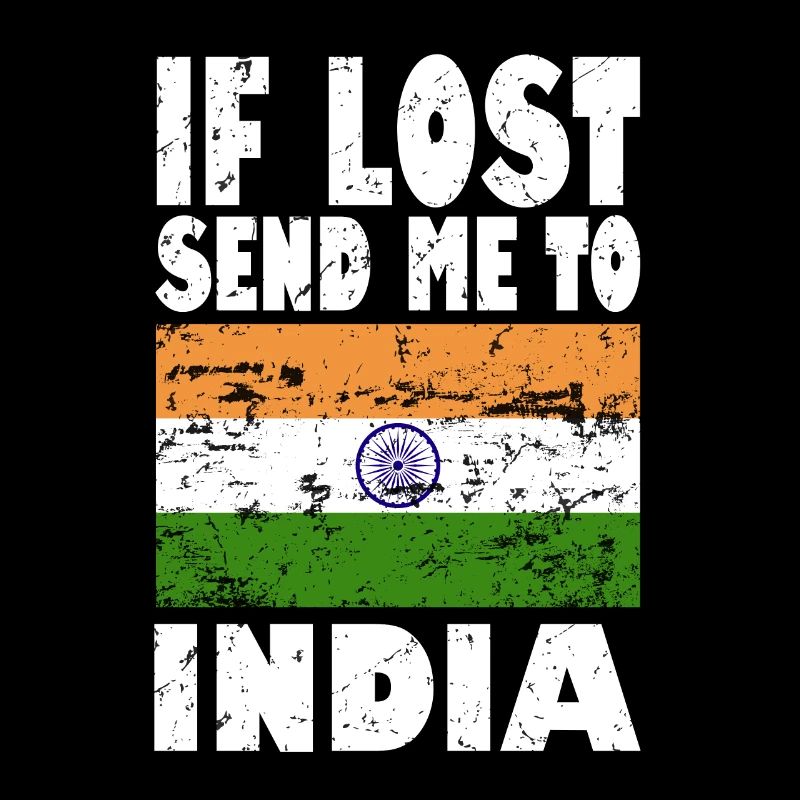 Indien Flagge Spruch