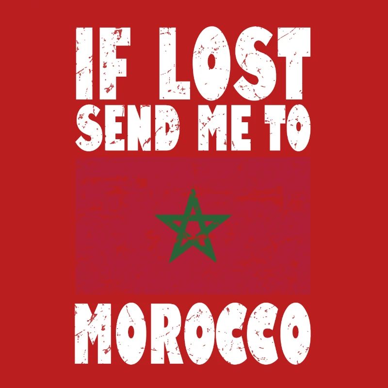 Morocco Flag Saying